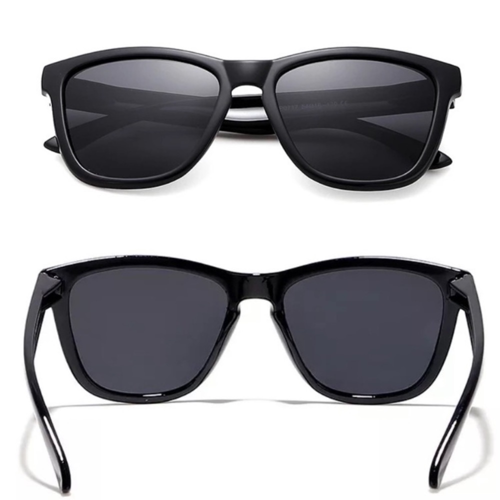 UNISEX Polarized Black Sunglasses